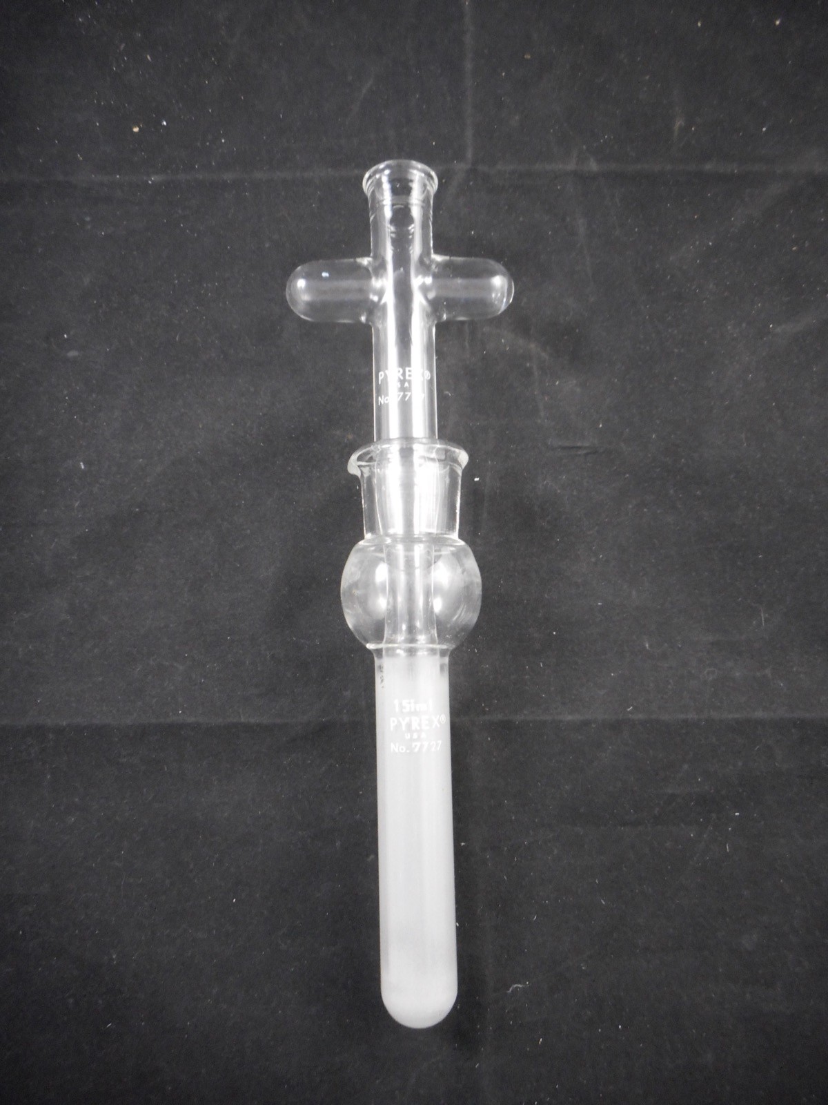 PYREX Glass 15mL Tenbroeck Tissue Grinder w/ Pour Spout Catch Basin Bulb 7727-15