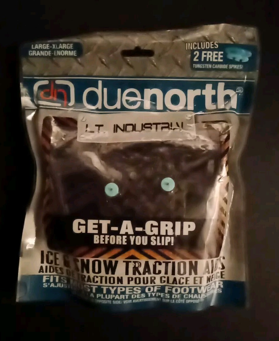 Due North Light Industrial Traction Aid LARGE/XLARGE Unisex Men's 8-14 Women 10+