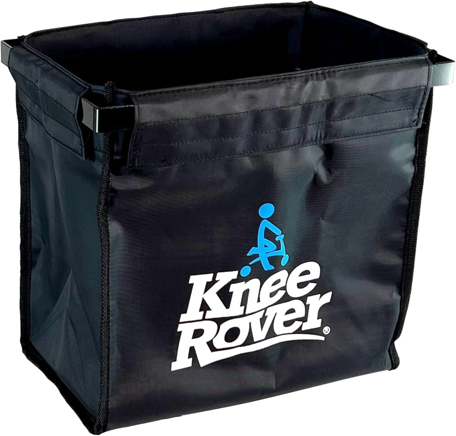 KneeRover Deluxe Knee Scooter Basket Accessory with Large Capacity - Black