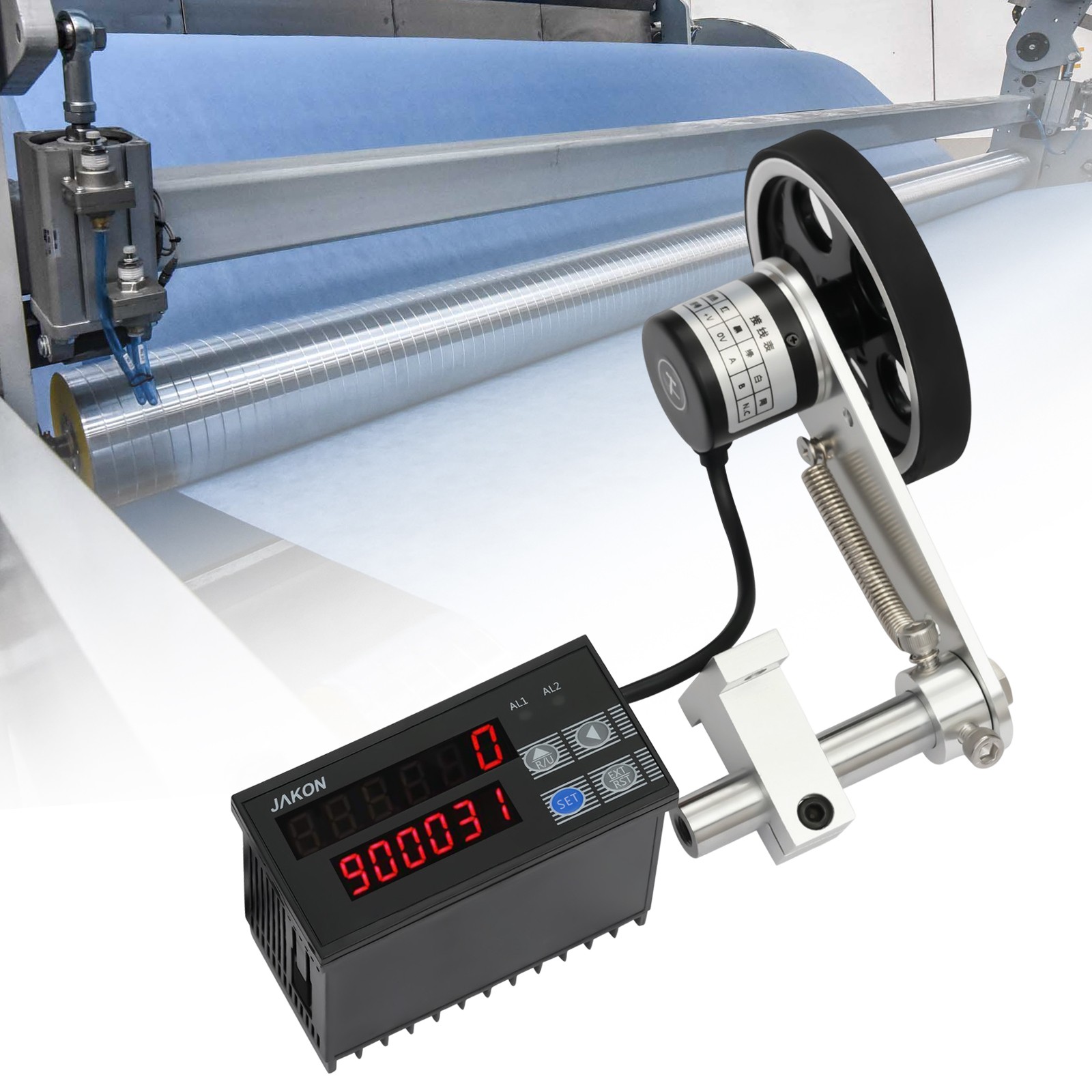 Digital Length Meter Rolling Wheel Length Measure Tool Meter Counter Electronic