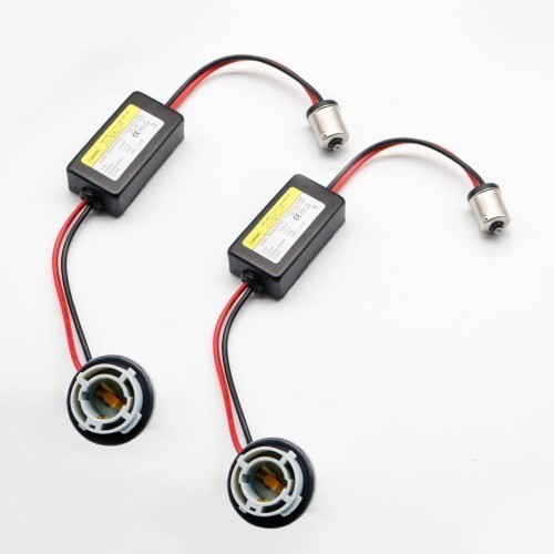2pcs 1156 BA15S Canbus Decoder Turn Signal Light Lamp Anti Flicker Harness Load