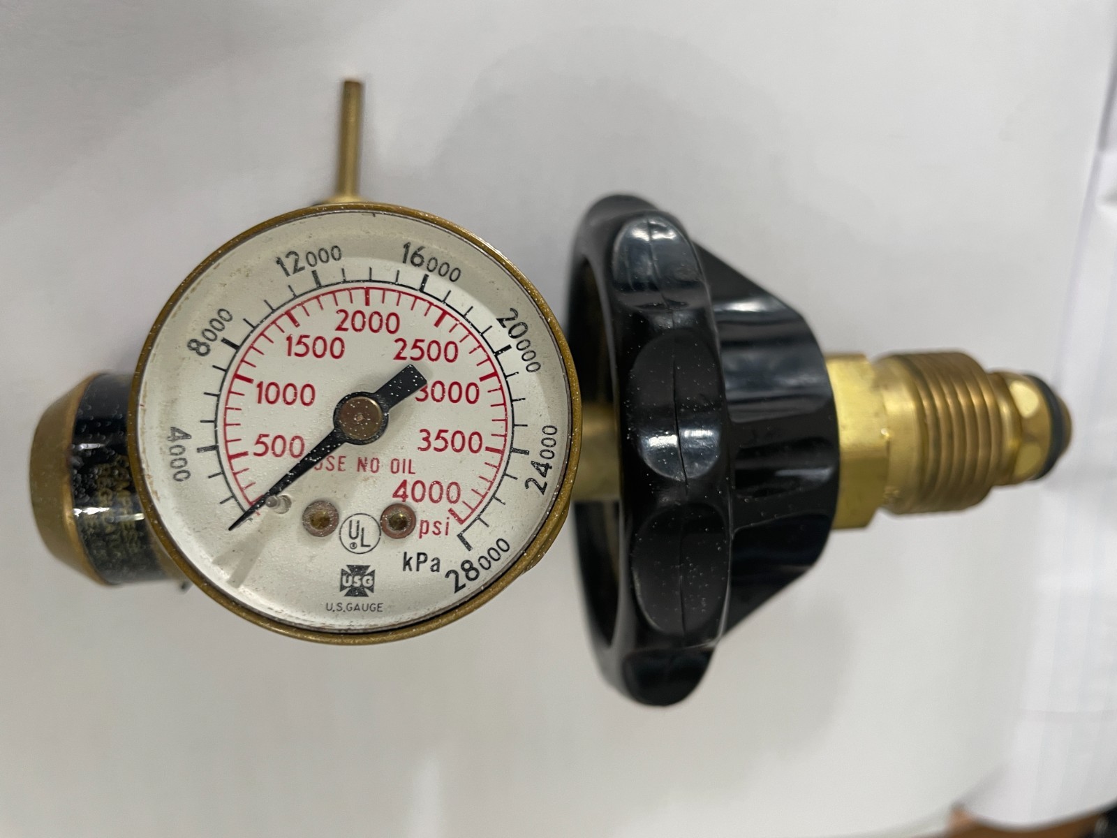 Western Compression Regulator-Gas Pressure Reducer CGA580