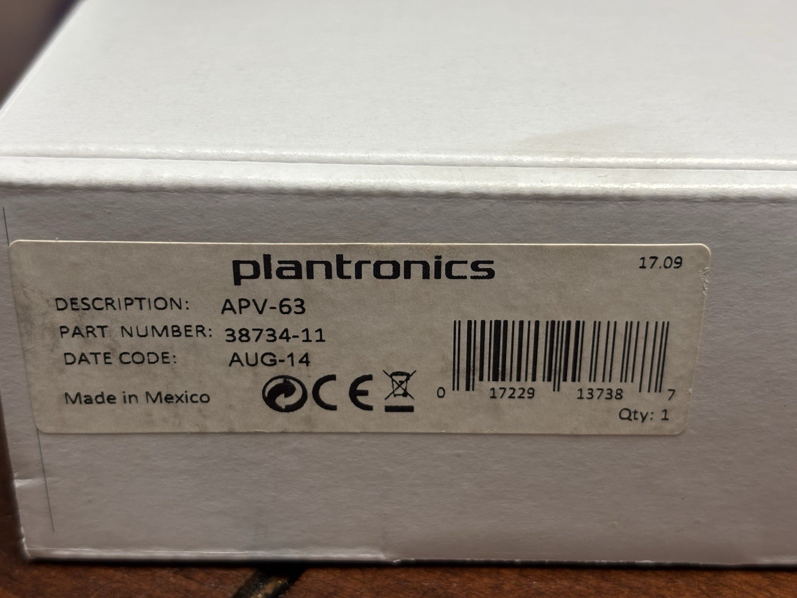 Poly APV-63 Electronic Hook Switch 38734-11 EHS