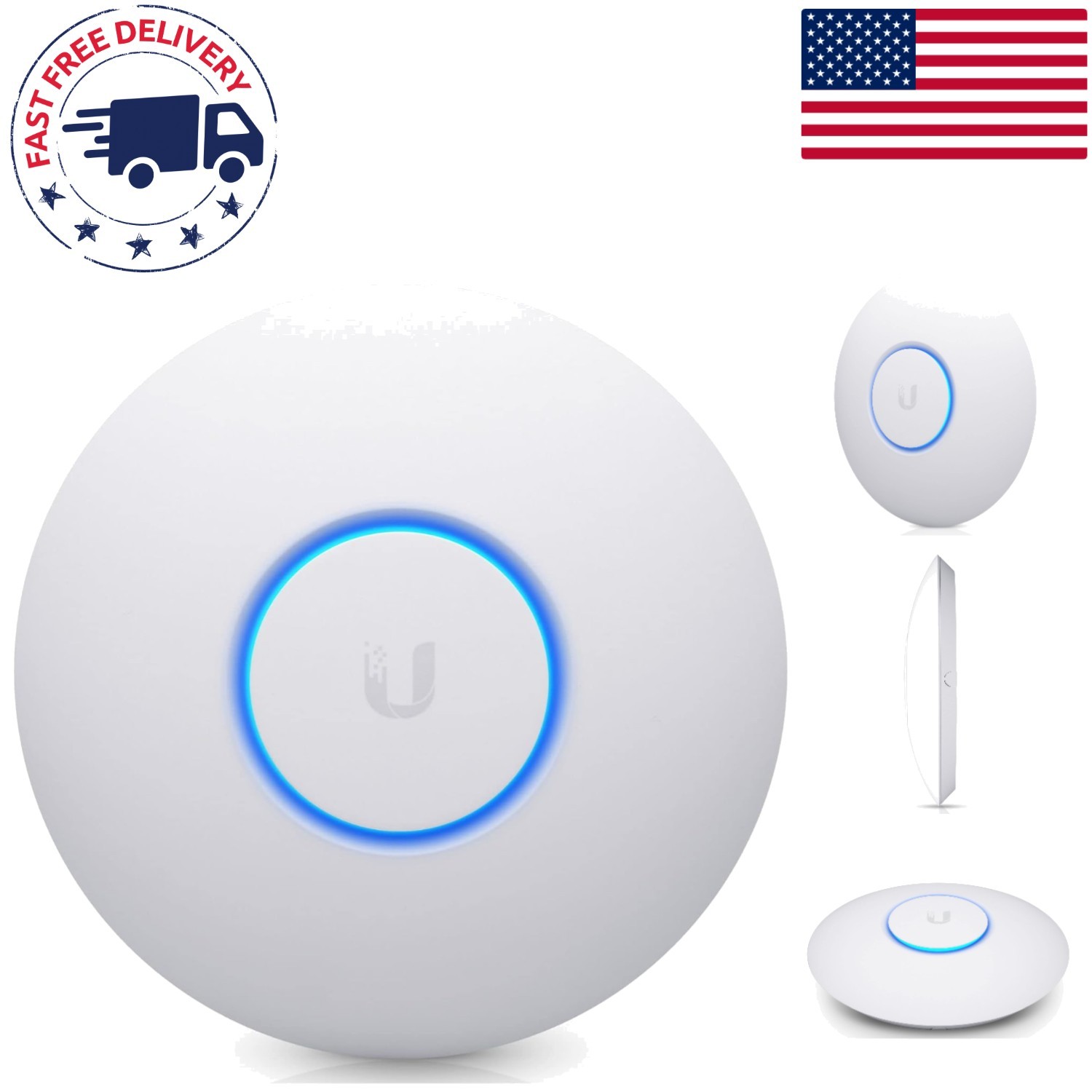 Versatile UniFi nanoHD 1733Mbps Access Point - App-Controlled Wi-Fi Solution