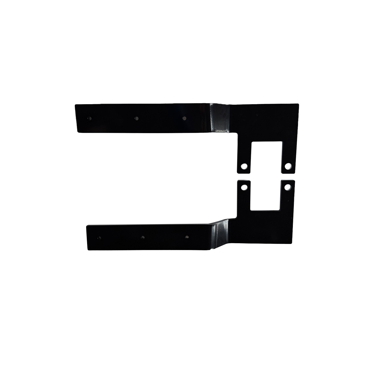 Shift Blind Mount Front Brackets Stainless Half Fenders Peterbilt Low Air Leaf