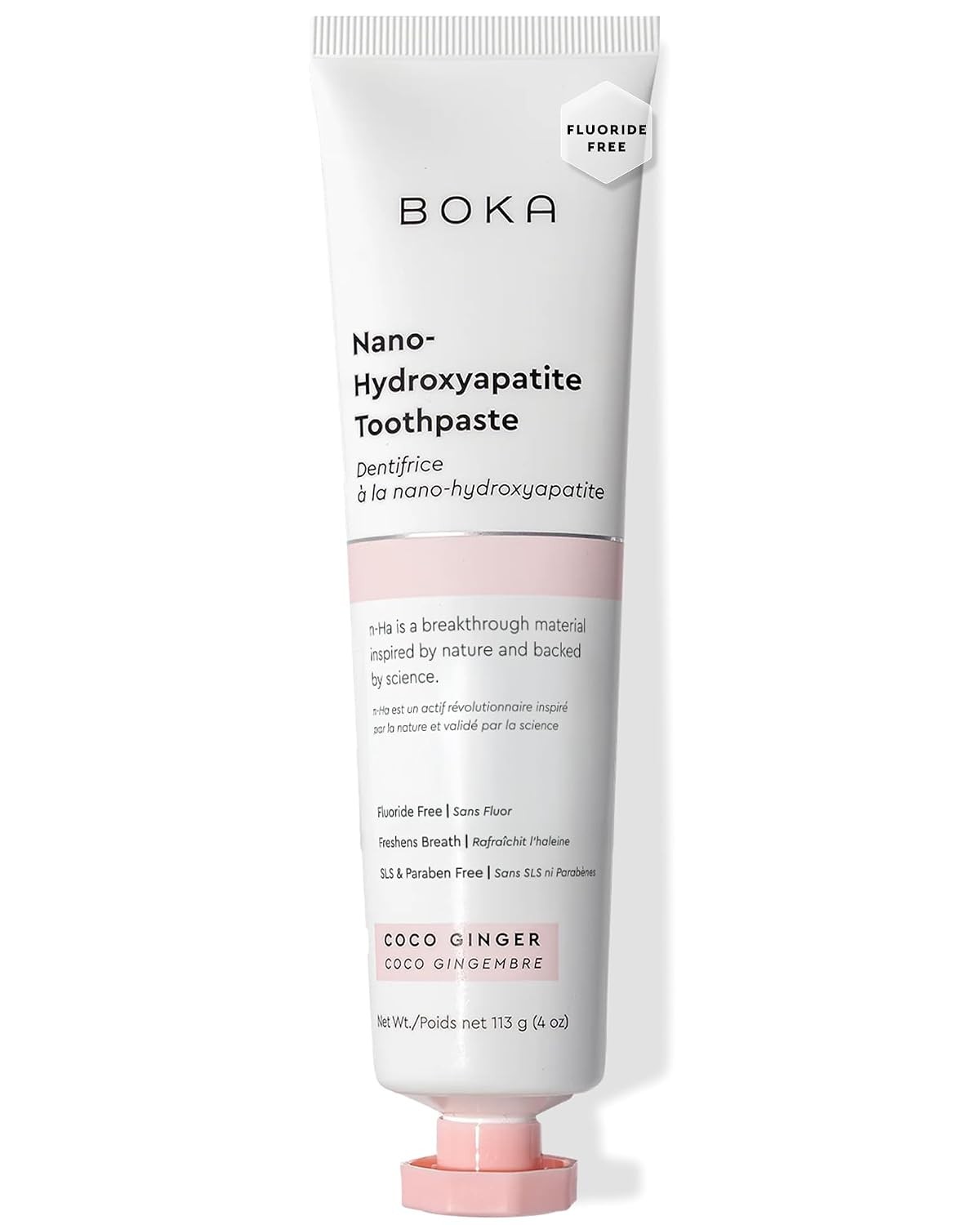 Fluoride Free Nano Hydroxyapatite Toothpaste, Natural Oral Care with Nano
