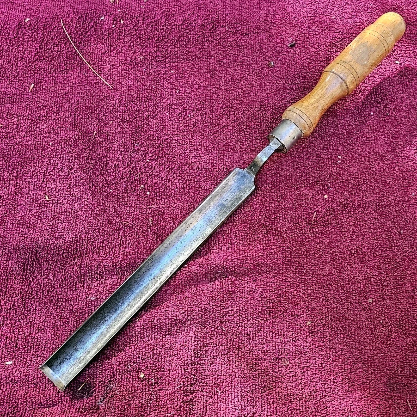 Vintage Crank Neck Patternmaker Gouge 15/16", Made In England