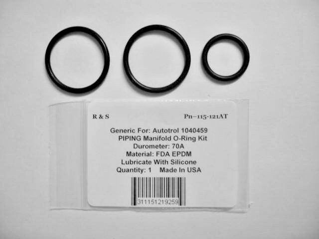 Autotrol O-Ring Kit 1040459 Piping Manifold / R&S 115-121AT / FDA NSF61 Mat