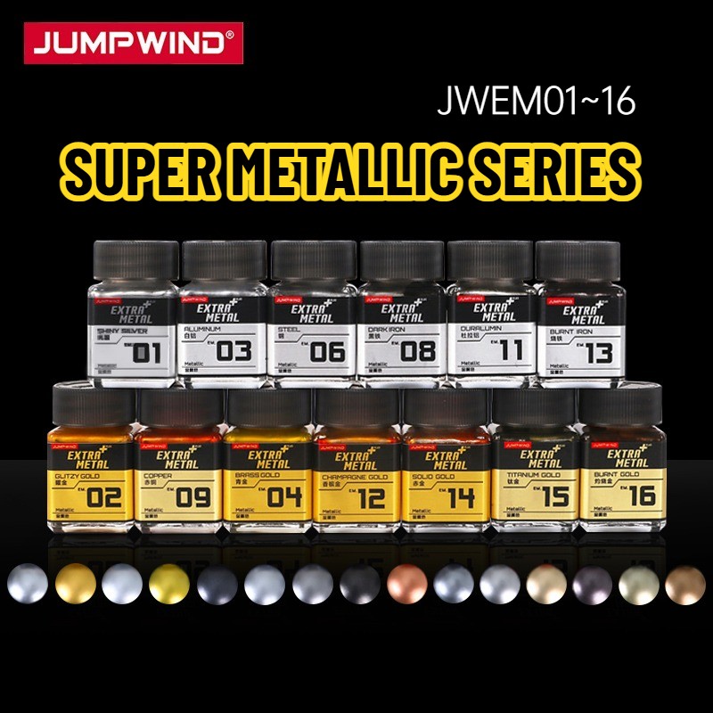 JUMPWIND Super Metaliic Colors Series Model Paint (18ml)