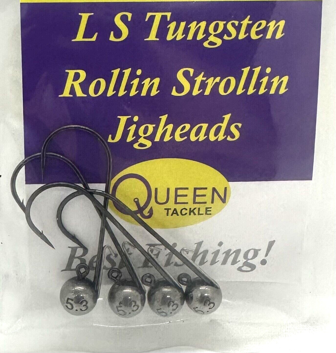 Queen Tackle Live Sonar Tungsten Rollin Strollin' Jig - Choose Size