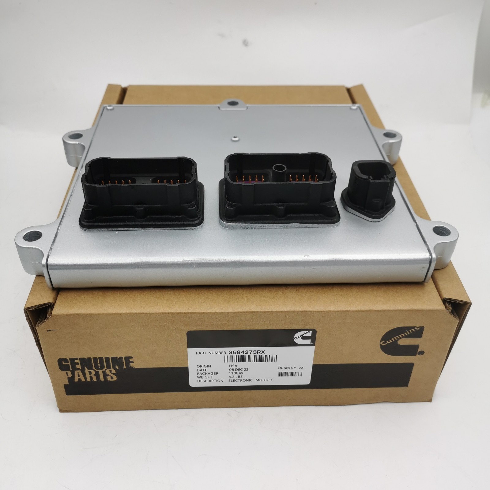 Computer ECM ECU ISX CM871 3684275 Control Unit Module Cummins P3684275 Engine