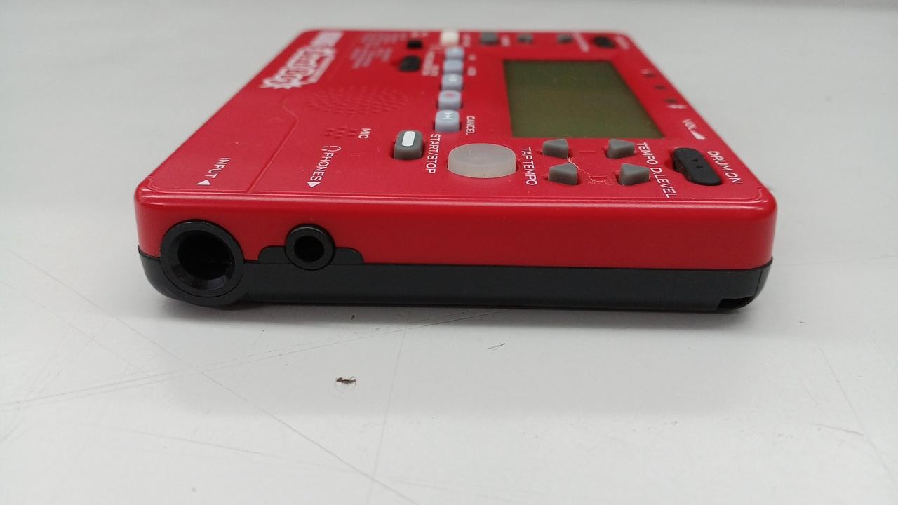 KORG BEAT BOY Drum Machine Recorder Tuner Samplers Red Recode Tuner Effector