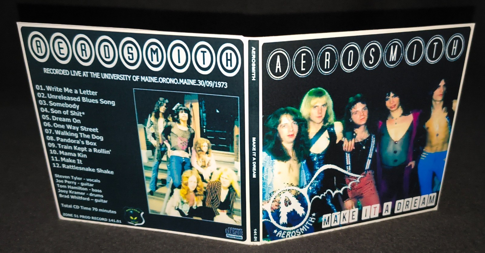Aerosmith Maine 1973 Gate Fold CD Package NEW