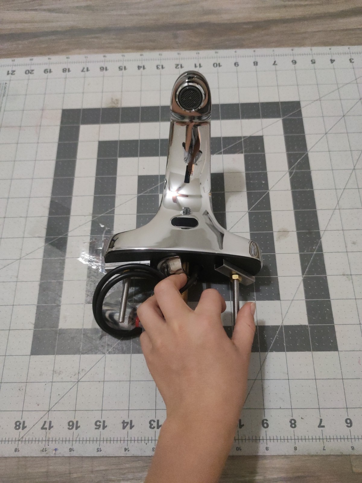 Waterloo Deck-Mounted Hands-Free Sensor Faucet with 4 3/4" Cast Spout 750EFDM