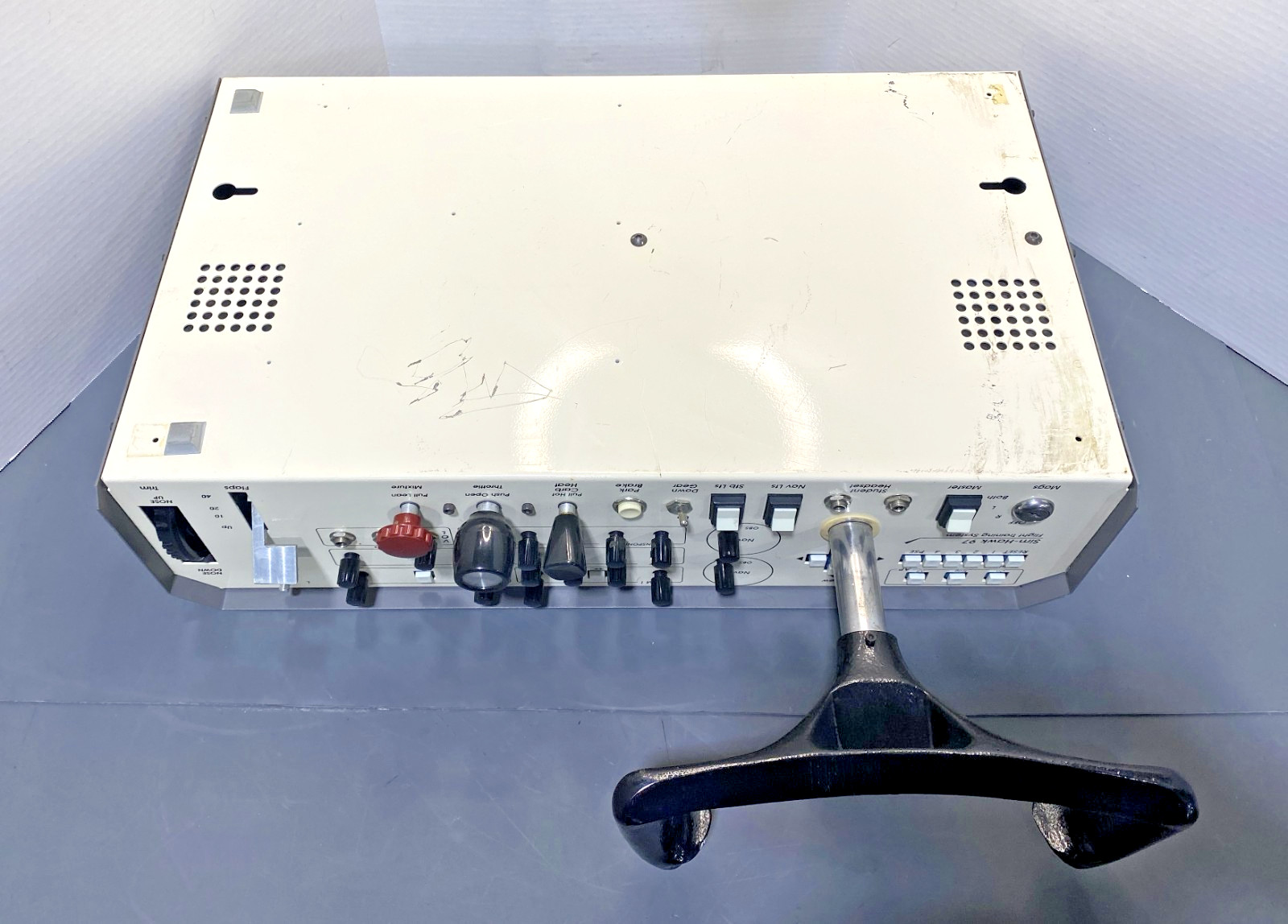 Control Vision Sim-Hawk 97 Flight Training System Panel Unit Power Tested Read