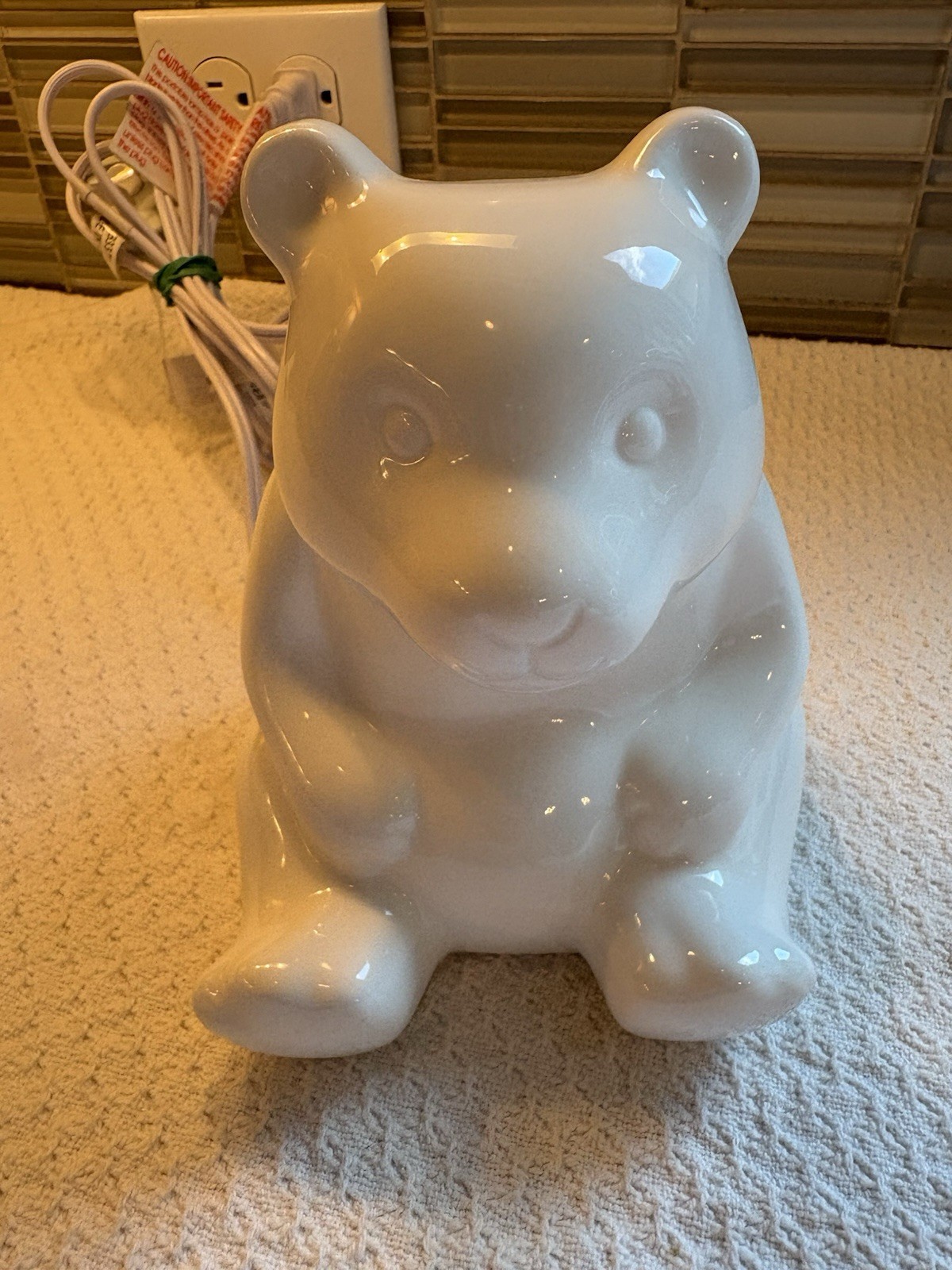 Target Exclusive White Polar Bear Night Light Table Lamp Decor, 2017