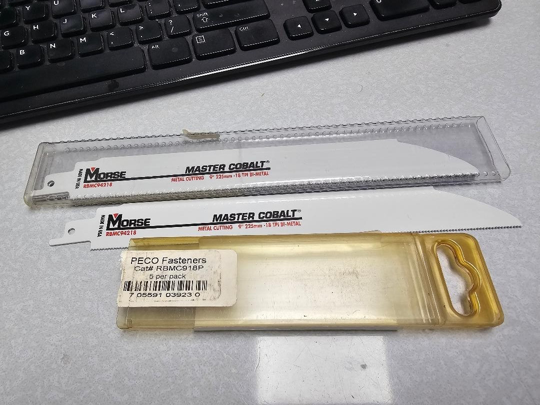 Morse RBMC918P pack of 5 Replacement Bi metal Blade for Saw (open)