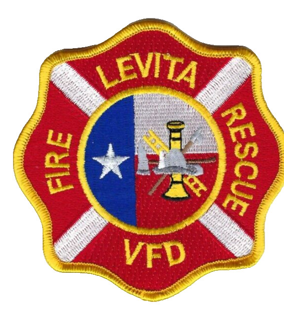 Levita (Coryell County) TX Texas Volunteer Fire Dept. patch - NEW!