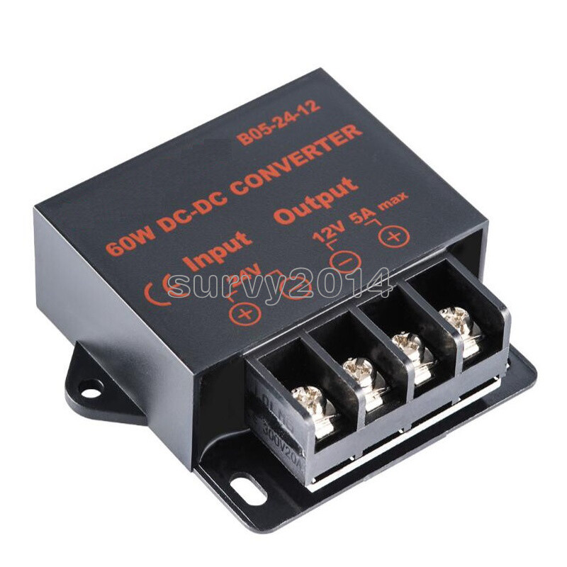 24V DC to 12V DC 5A Converter Step Down Regulator Module 60W Voltage Converter