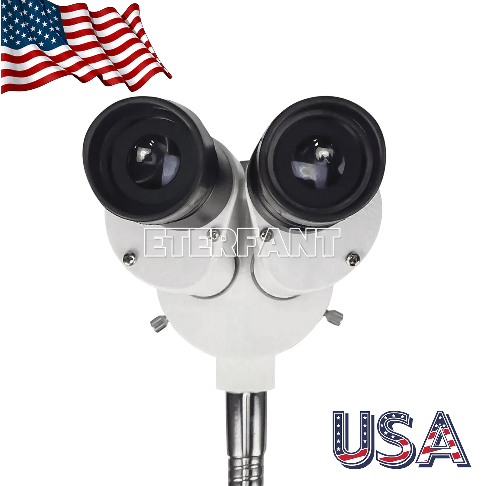10X 360° Rotation Adjustable Binocular Stereo Microscope for Dental Lab Workshop