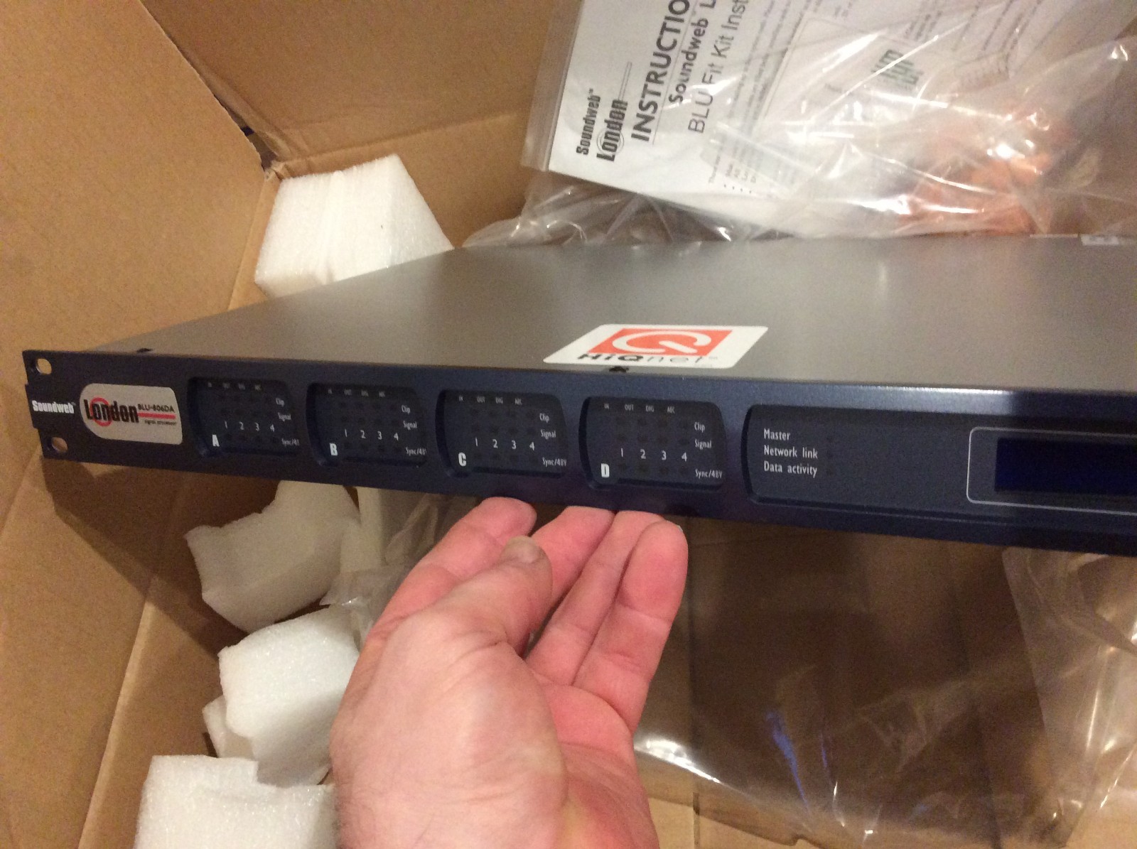 BSS Soundweb London BLU-806 DA Signal Processor Rack Digital Audio