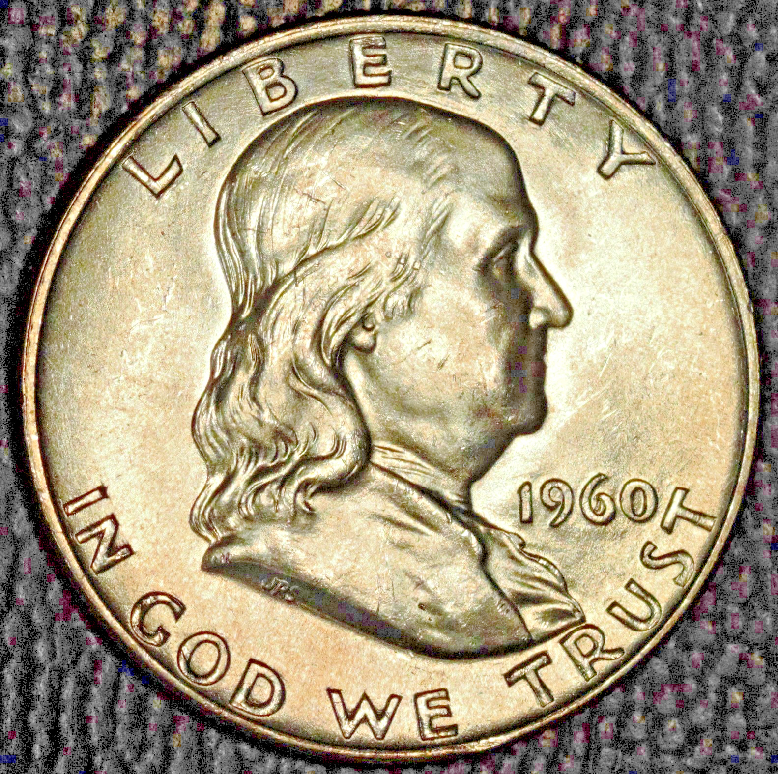 1960-D Franklin Half Dollar, Choice BU
