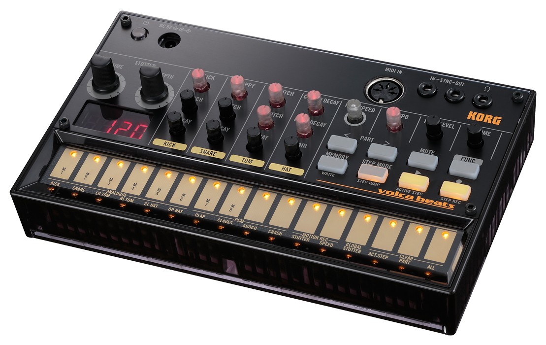Korg Volca Beats Analogue Drum Machine w/ Power Supply
