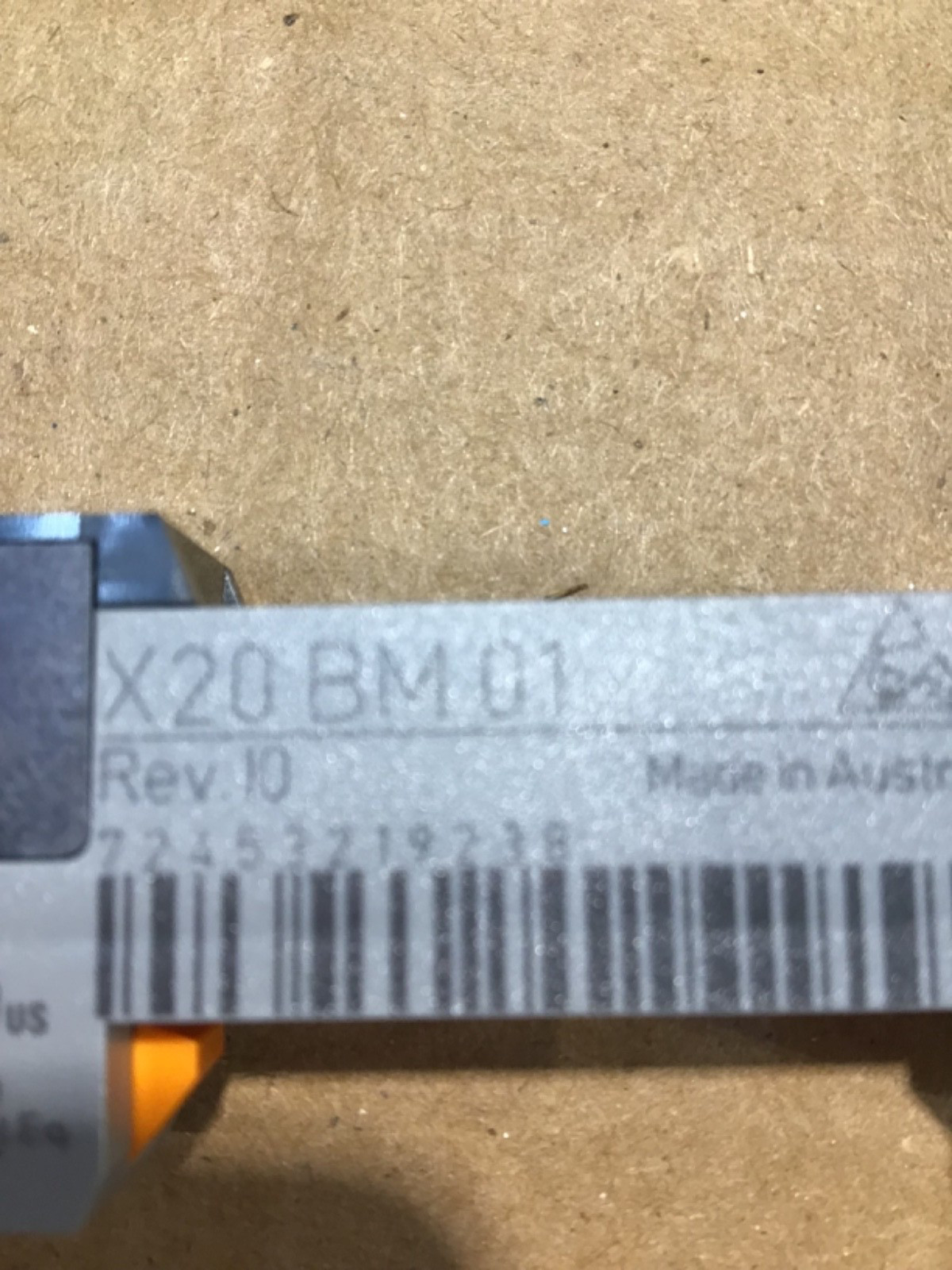 B&R AUTOMATION X20 BM 01 POWER SUPPLY BUSS MODULE, NEW IN BOX