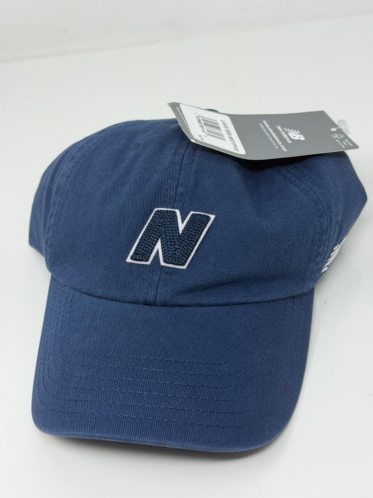 New Balance 6 Panel Block Hat 2.0 Adjustable Blue  LAH51005