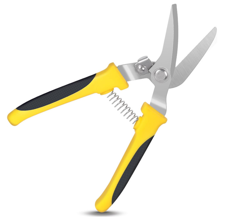 8" Heavy Duty Tin Snips for Metal Sheet, Straight Cut Aviation Shears