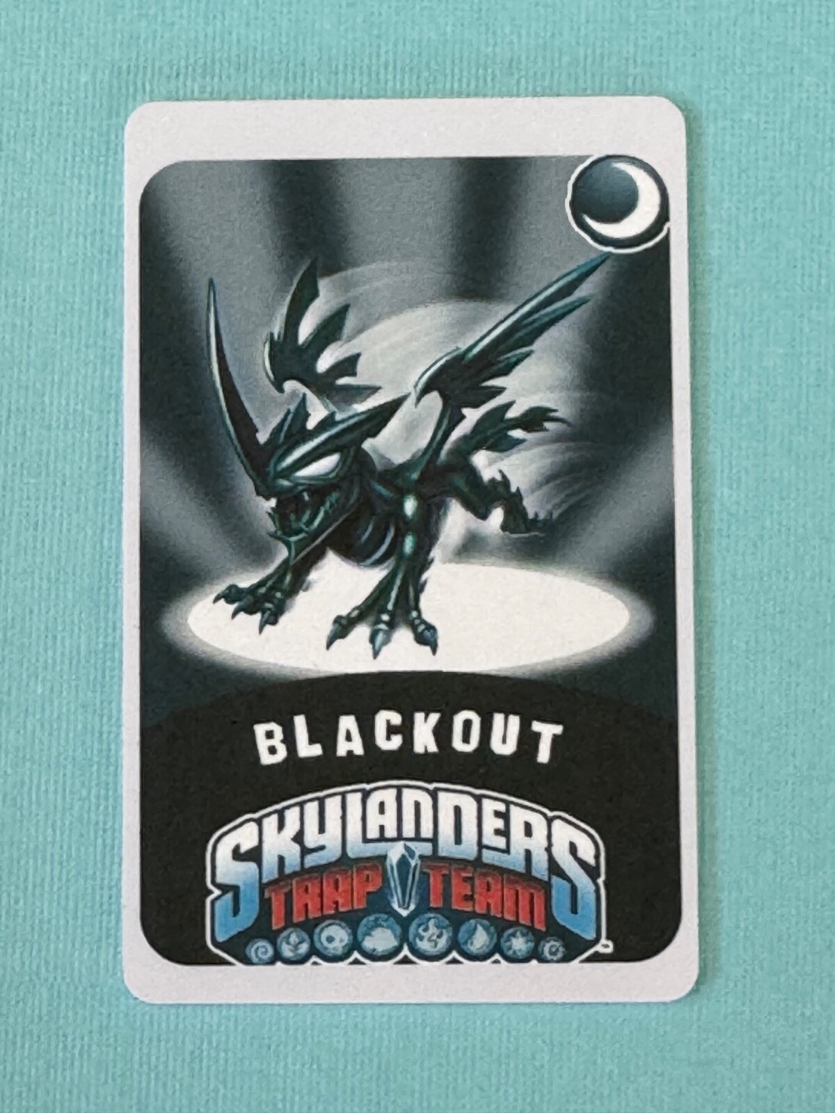 Skylanders Trap Team Blackout NFC Card