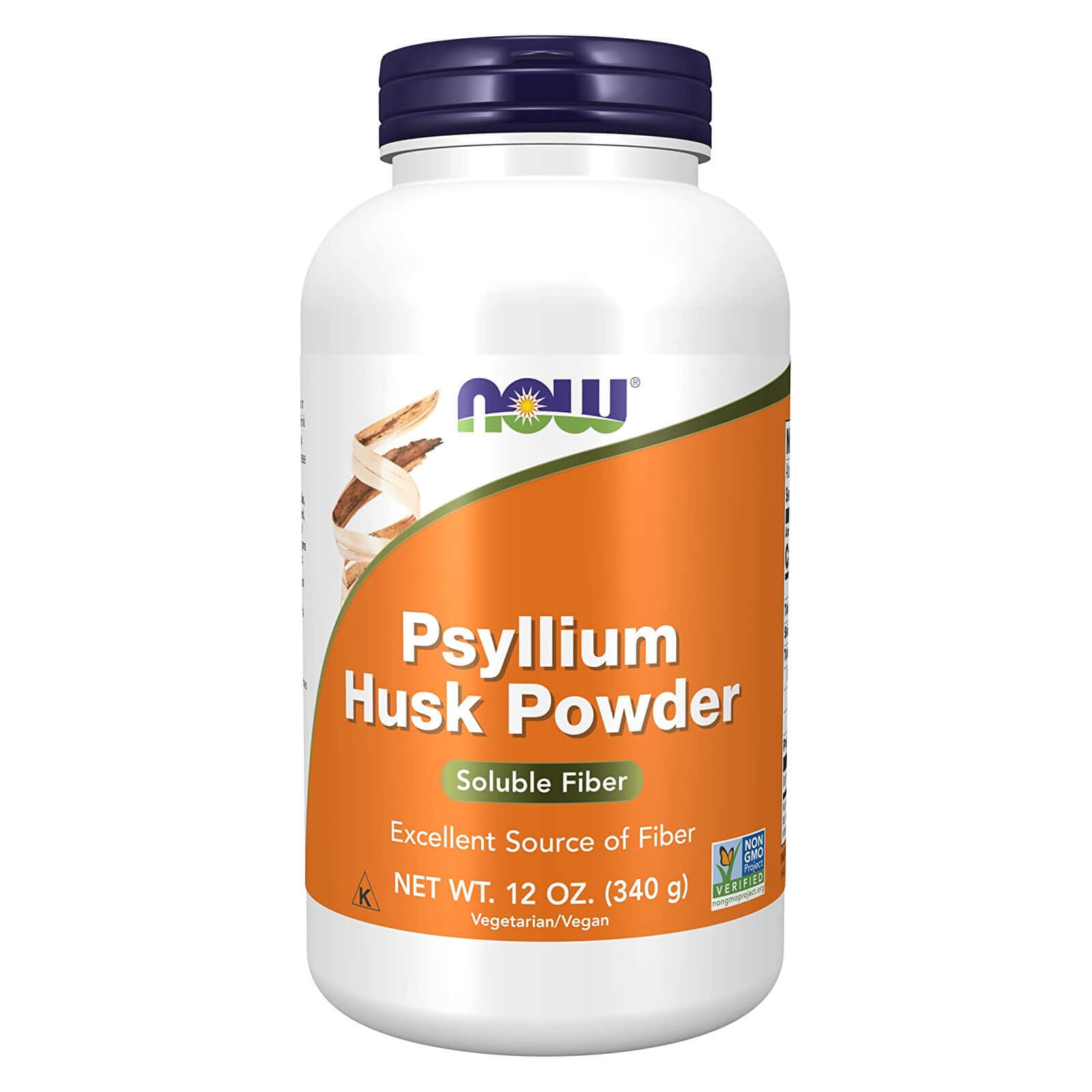 NOW FOODS Psyllium Husk Powder Vegetarian 12 oz