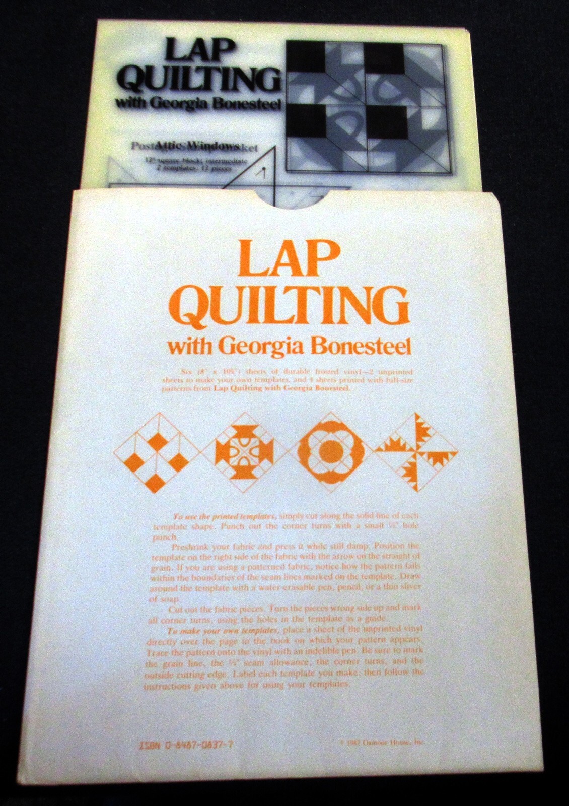 "Lap Quilting with Georgia Bonesteel" Templates 1987