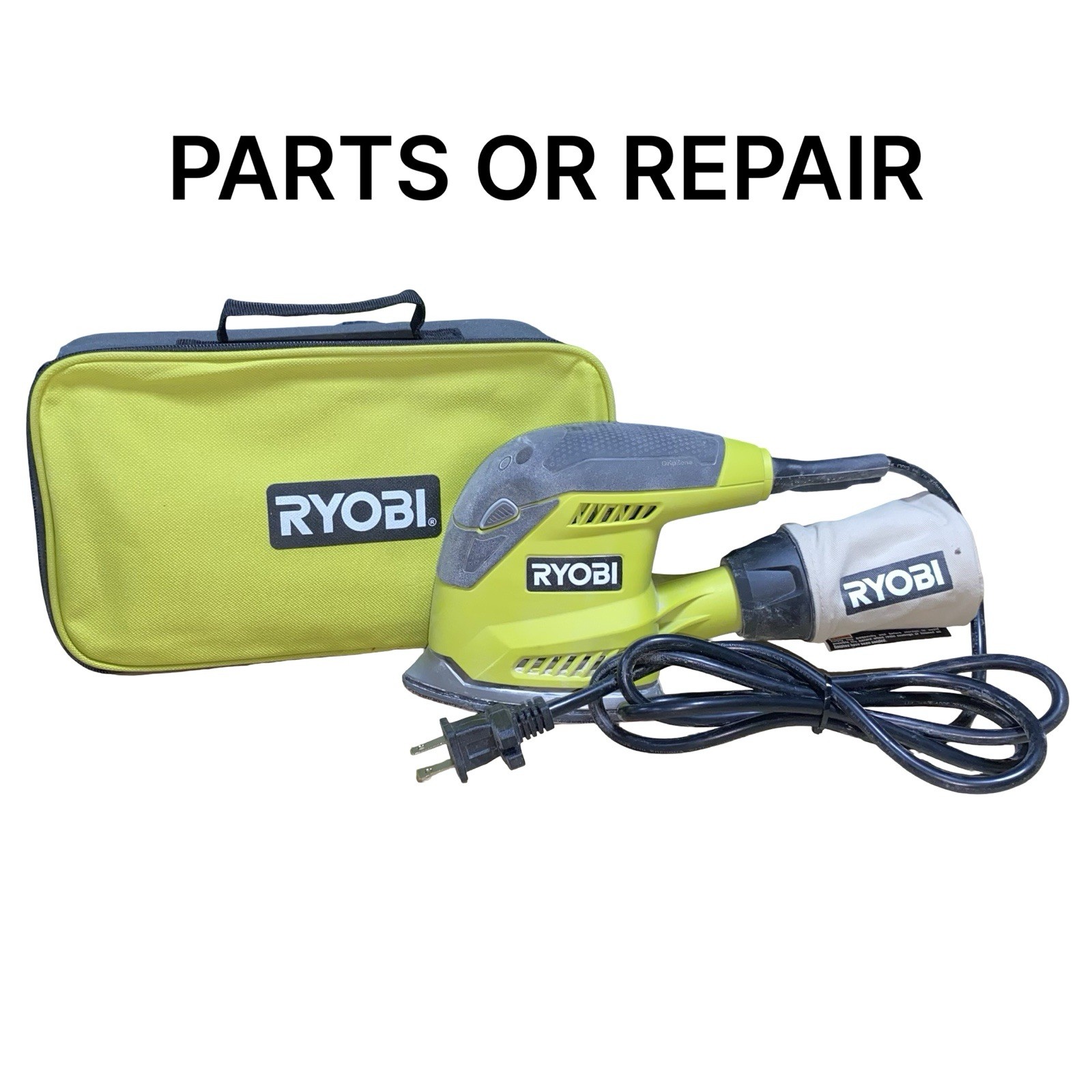 Ryobi CFS1503G Corded Electric Corner Cat Finish Sander W/ Dust Collector PARTS