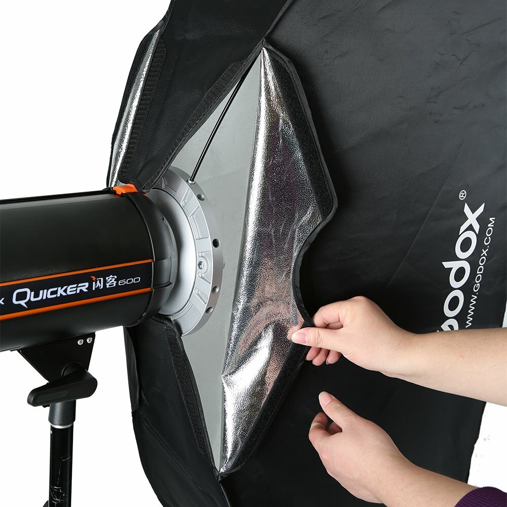 2x Godox 35*160cm Honeycomb Grid Softbox Bowens Mount f Studio Strobe wedding