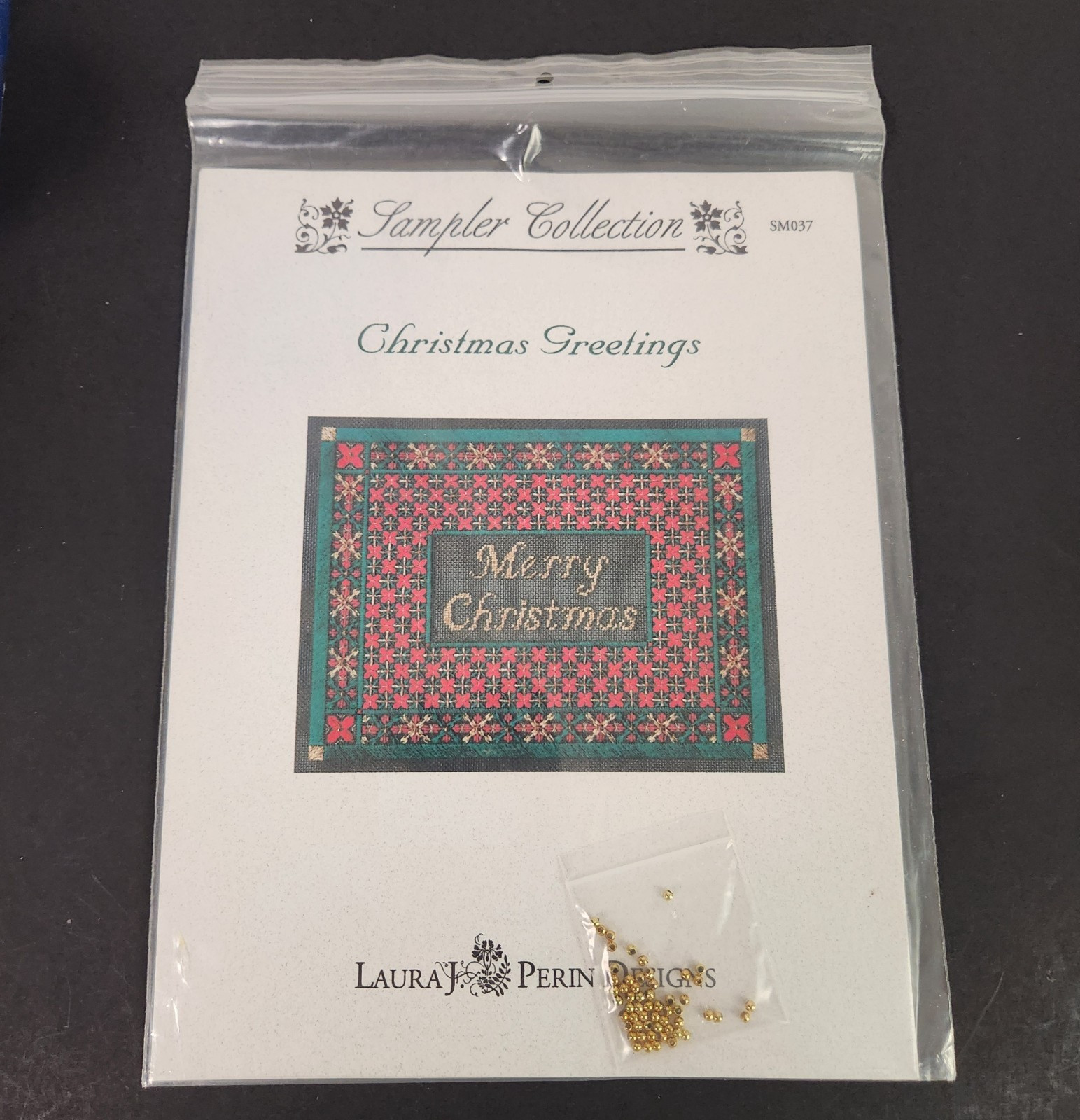 Laura J Perin Sampler Collection Christmas Greetings Needlepoint Pattern Chart