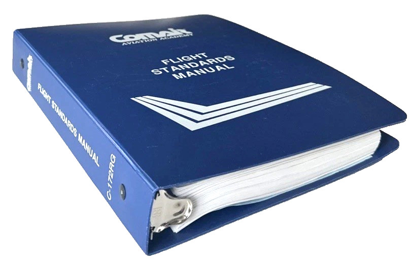 Comair CESSNA-172RG Flight Standards Manual, 1992, Ring Bound *EXCELLENT*