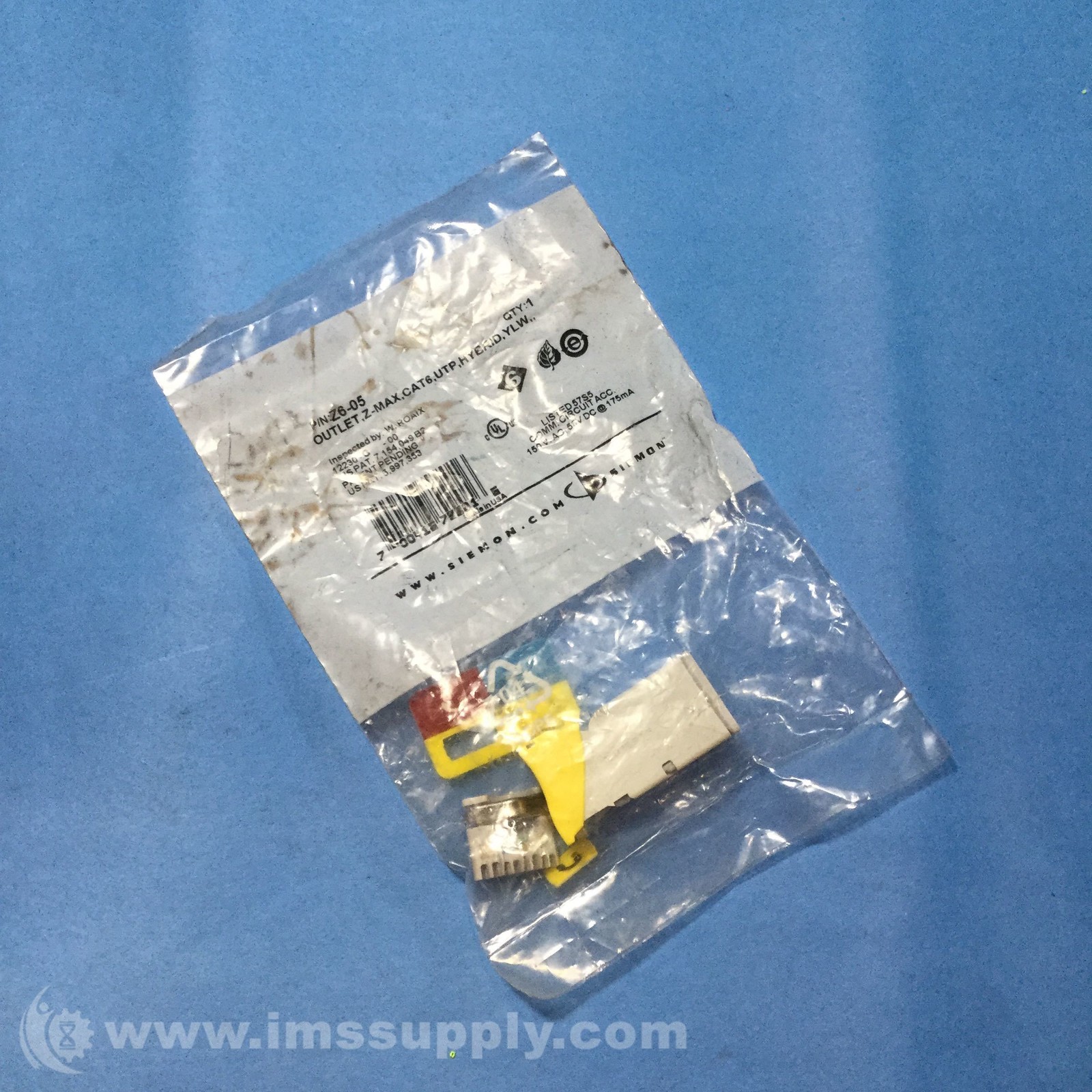 Siemon Z6-05 Category 6 UTP Outlet FNIP