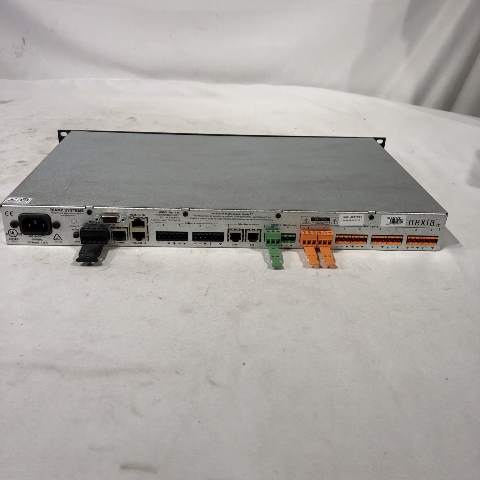 Biamp Systems Nexia TC Digital Audio Signal Processor