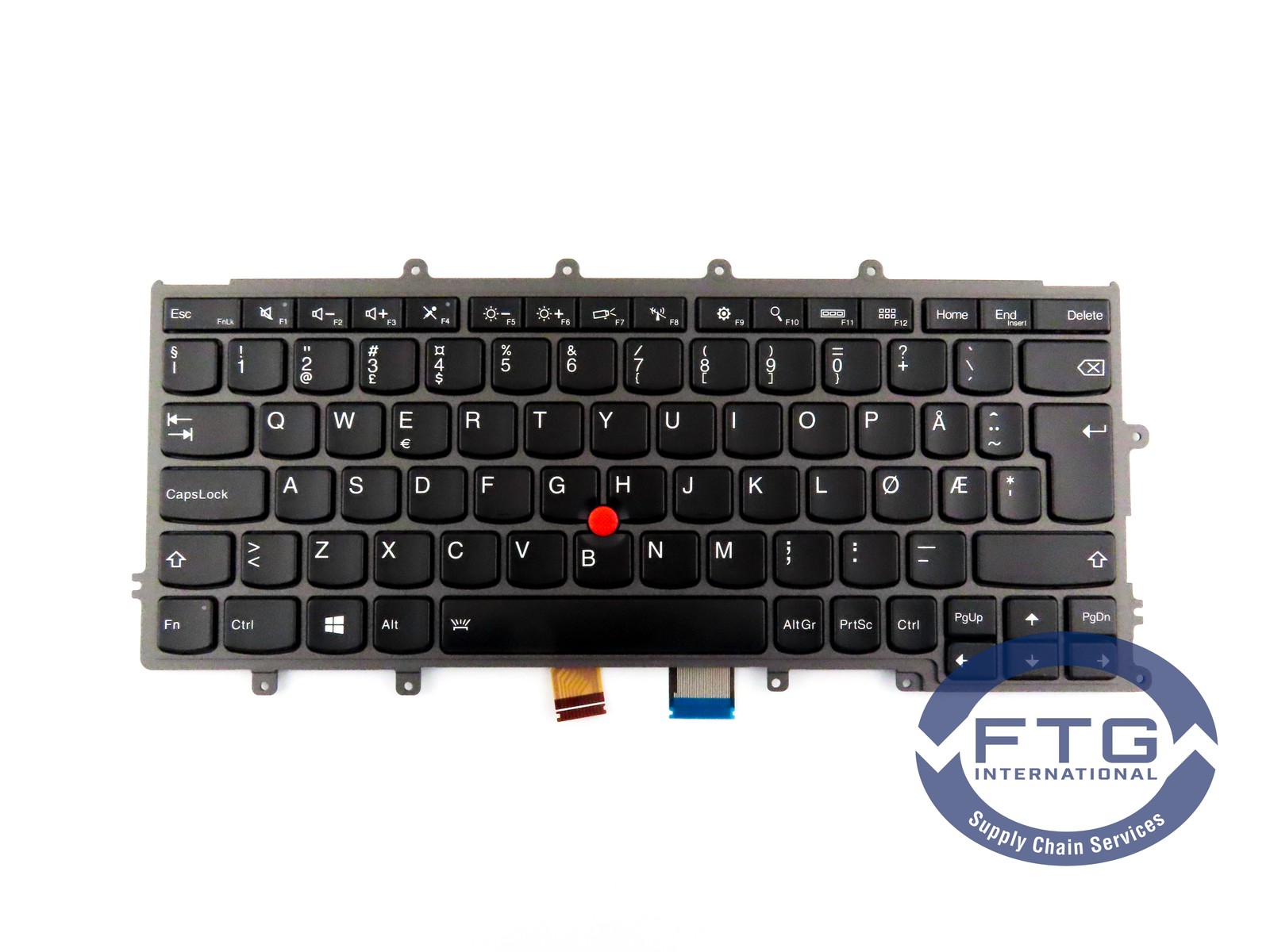 04X0235 Lenovo ThinkPad X240/X250 Norwegian Backlit Keyboard
