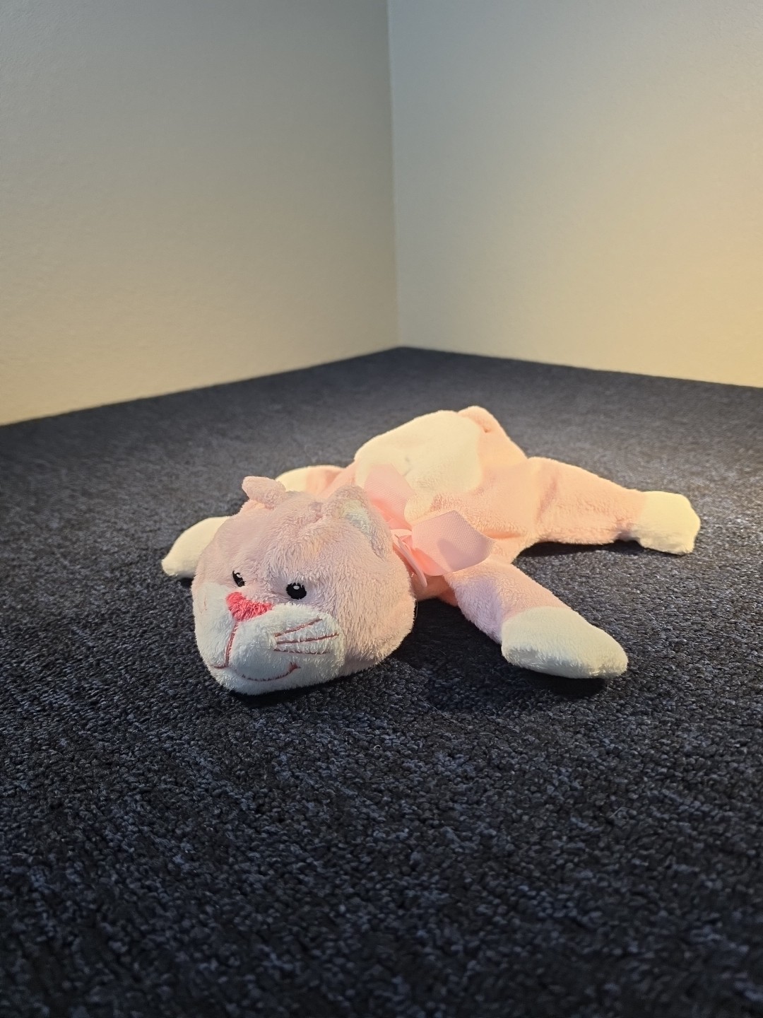 Animal Adventures Plunkadoodles Pink Floppy Cat 2010 Stuffed Animal 12" Plush