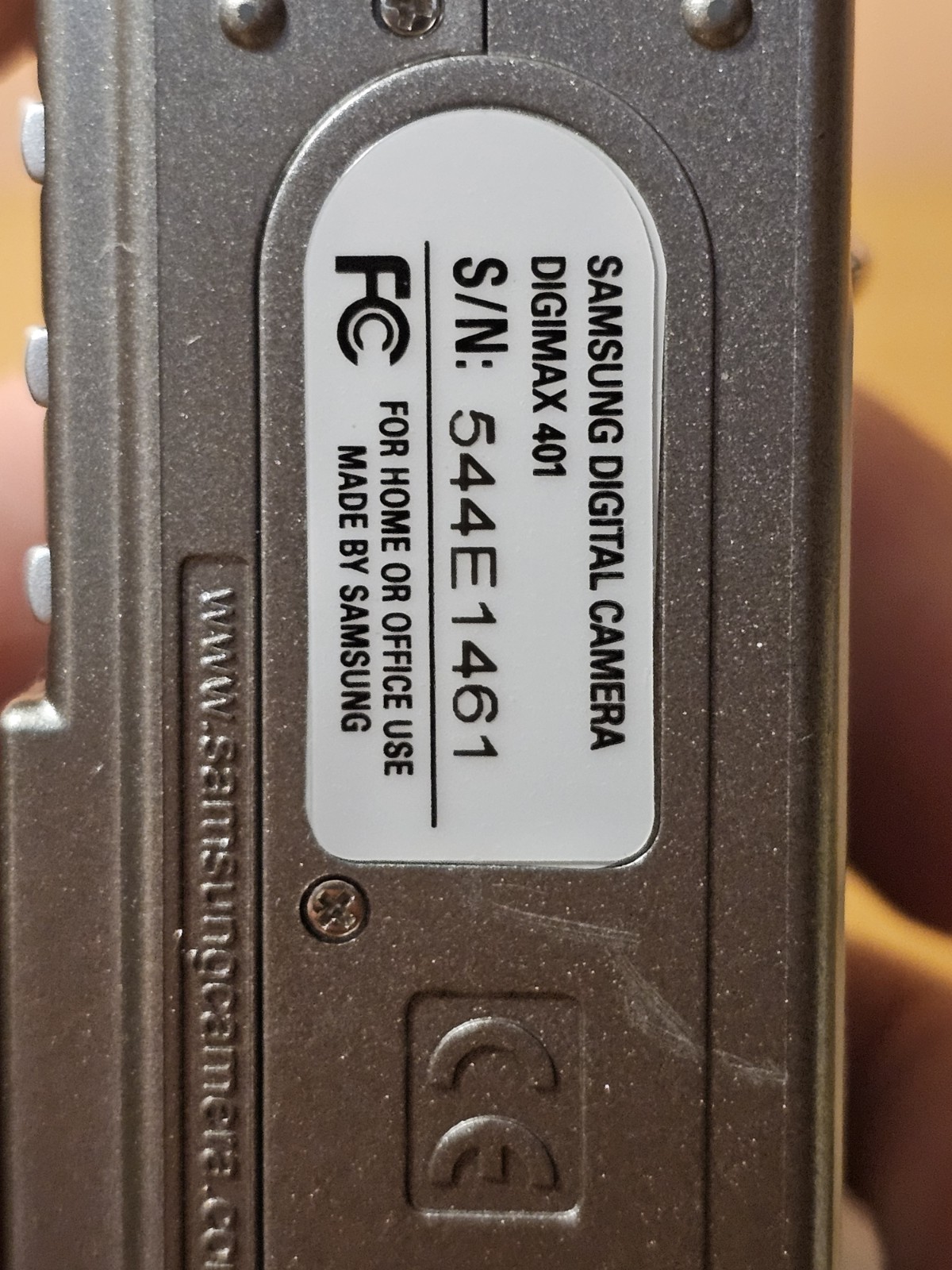 Samsung Digimax 401 Digital Camera 4.0MP Silver