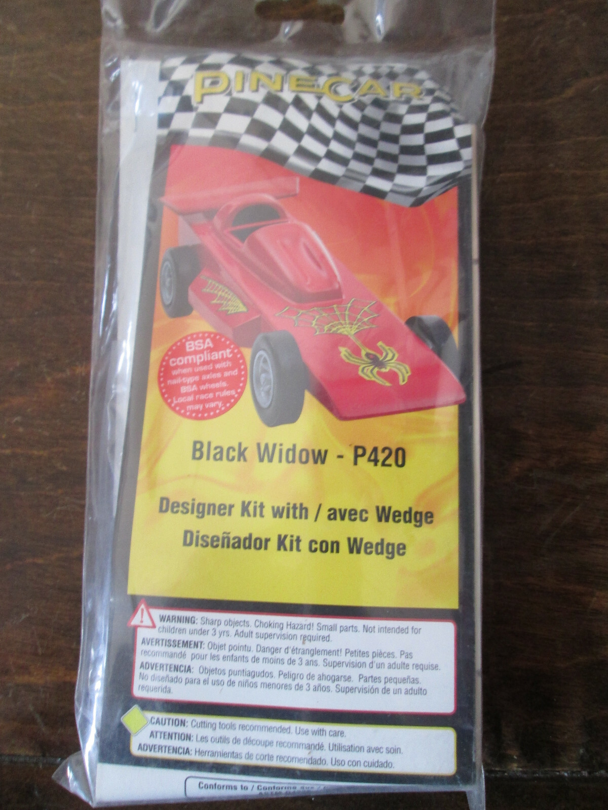 PineCar Black Widow P420 Kit New
