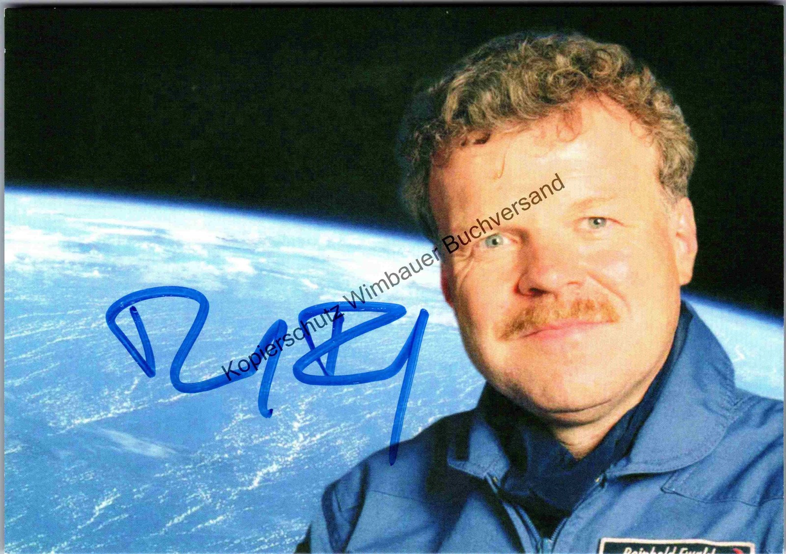Original autograph Reinhold Ewald ESA astronaut /// autograph autograph s 346443