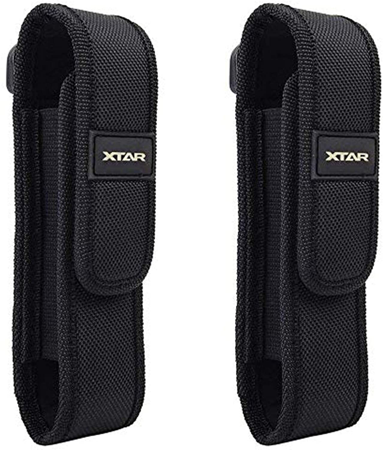 2-Pack Flashlight Battery Pouch Holster Holder for 6.5"-8" Flash Light...