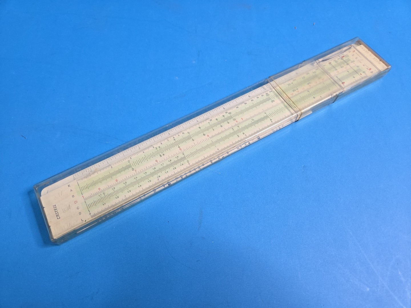 Faber-Castell 57/87 Duplex Slide Rule with Case & Instructions