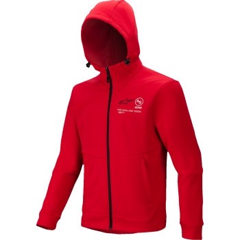 Alpinestars 3800125-3010- L Racer MX Fleece Hoodie Lg Red