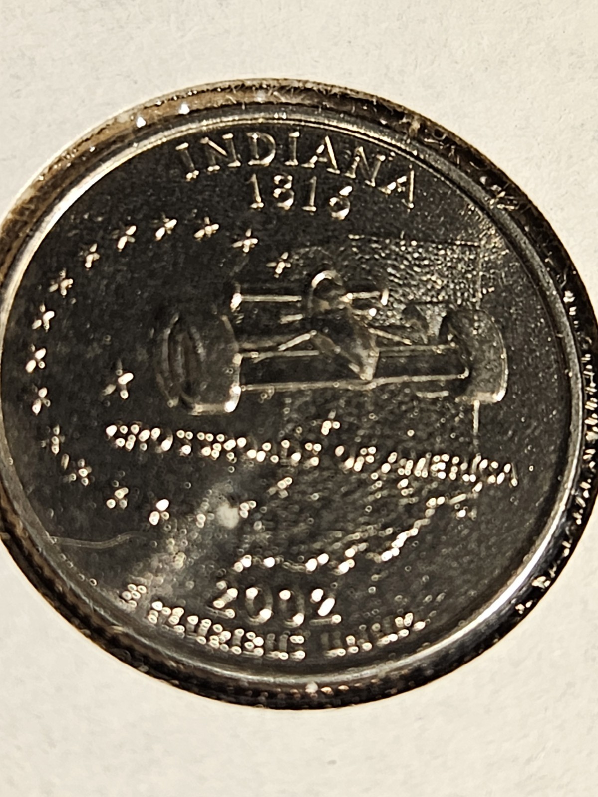 2002 P Indiana State Quarter Uncirculated #2