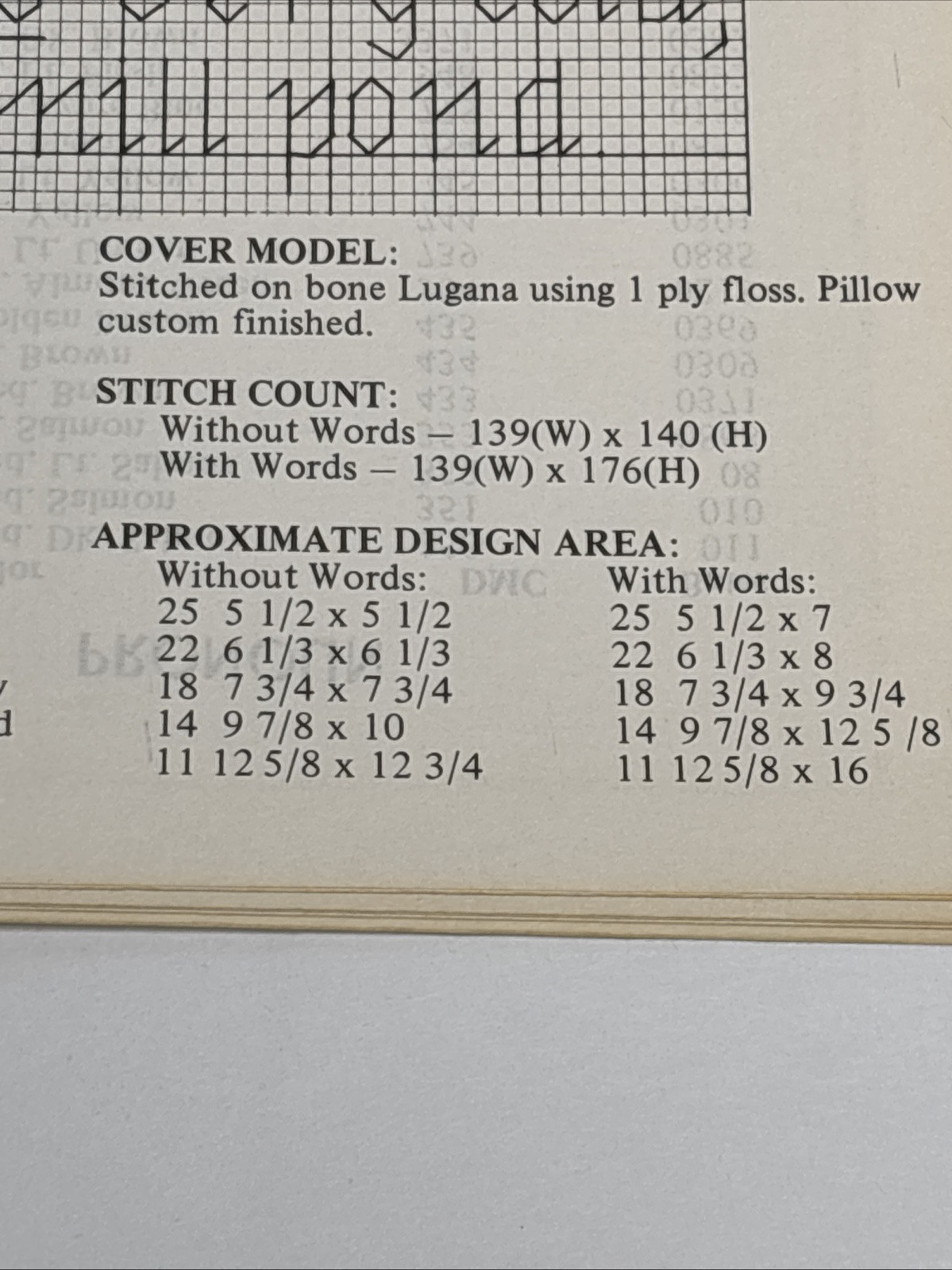June Grigg Graphs for Grammar Book 16 Cross Stitch Pattern
