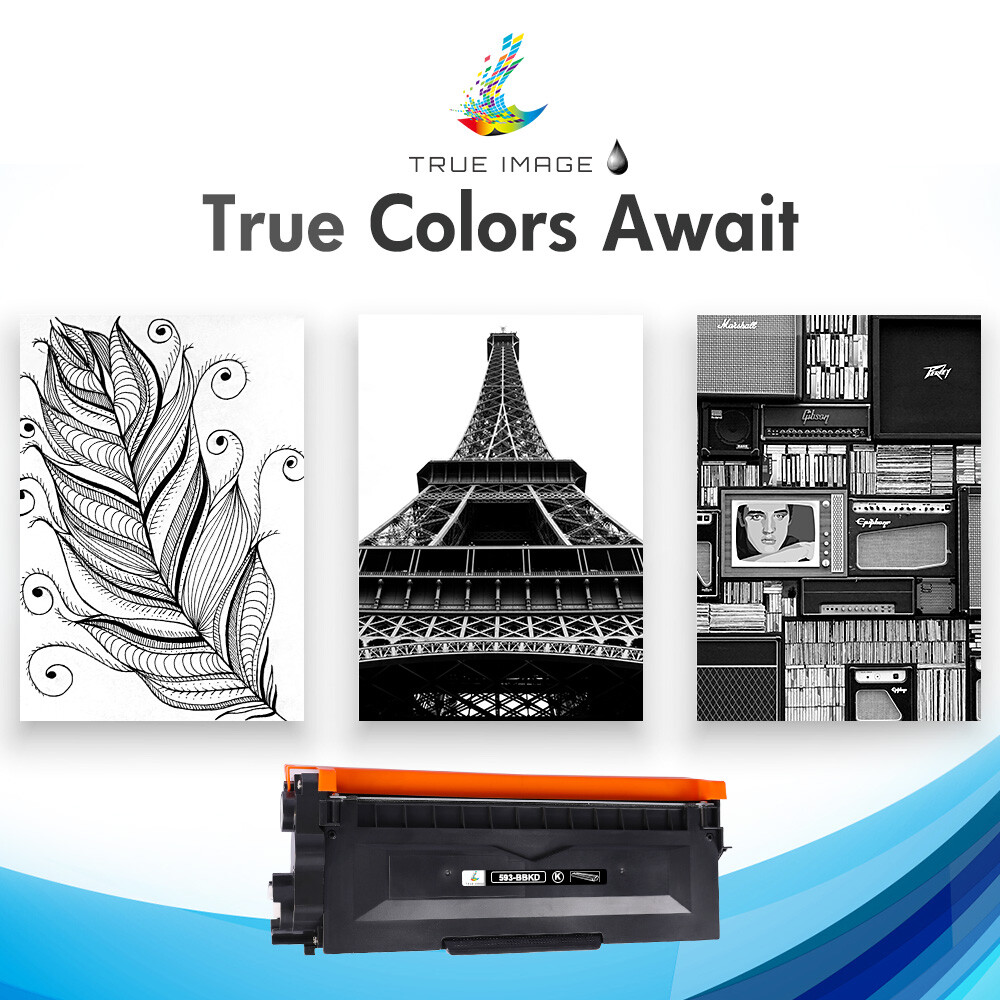 2Pack E515 Toner Cartridge For Dell E310dw E514dw Multifunction Printer